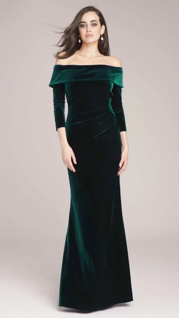 Emerald Green Bridesmaid Dresses Long Sleeve
