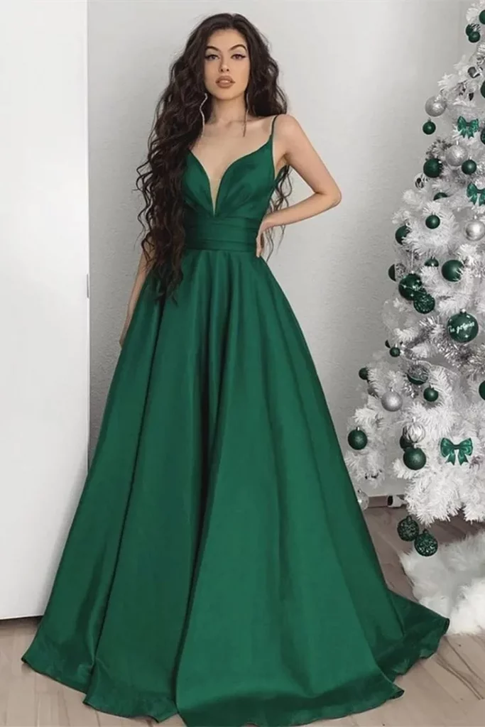 Emerald Green Bridesmaid Dresses Satin
