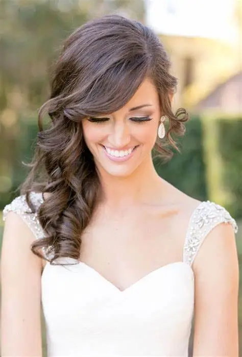 One Side Up Wedding Hair Styles