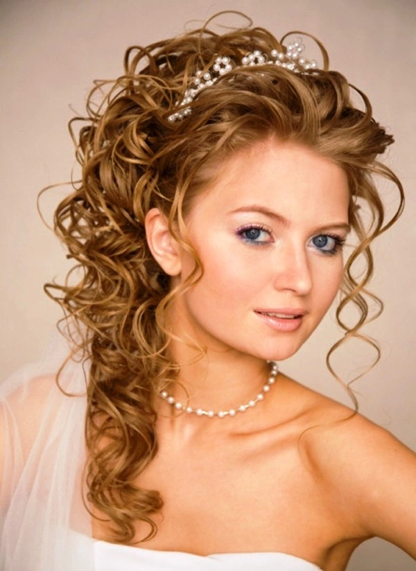 Side Curly Hairstyles For Wedding