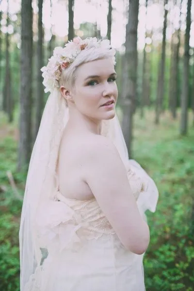 Wedding Veils For Pixie Cuts