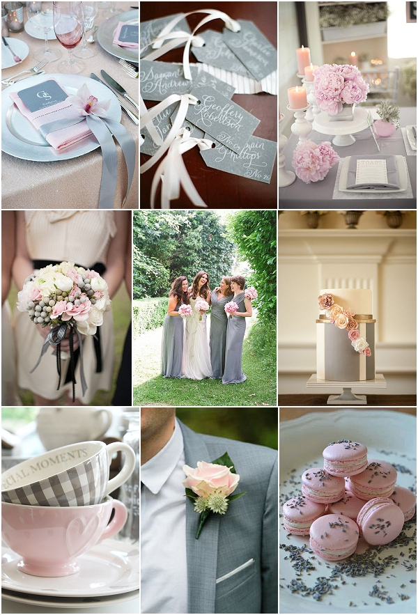 Blush Pink And Grey Wedding Theme
