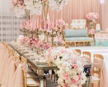 Inspiring Blush Pink And Rose Gold Wedding Theme
