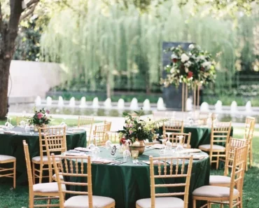 Awesome Forest Green And Gold Wedding Theme