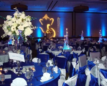 Elegant Royal Blue And Silver Wedding Decorations Ideas